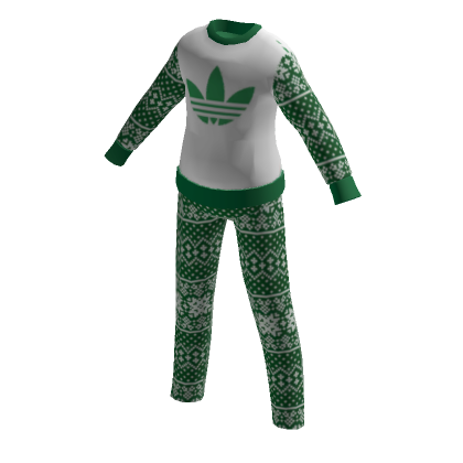 White adidas tracksuit roblox sales