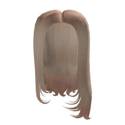 Straight Hair w/ Curved Ends [Blonde] | Roblox Item - Rolimon's