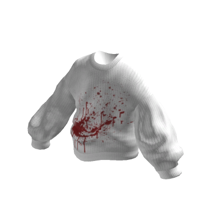 Bloody sweater top