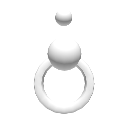White belly shop button piercing
