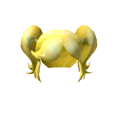 Roblox Item Yellow Double Ponytails
