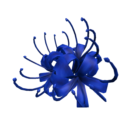 Roblox Item Blue Anime Hair Flower 