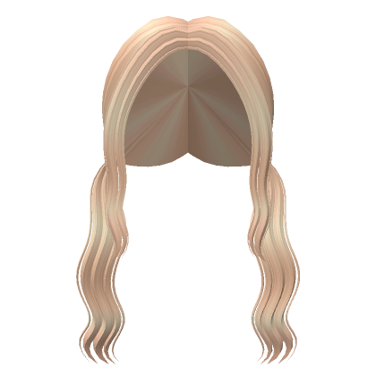 Cute low wavy blonde pigtails | Roblox Item - Rolimon's