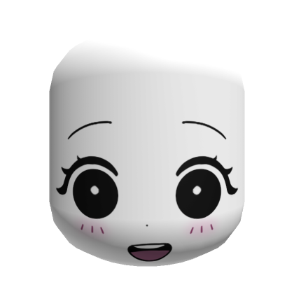 Cute Plush Girl Face. - Roblox