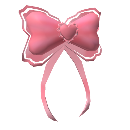 Roblox Item Pink Sweetheart Ribbon