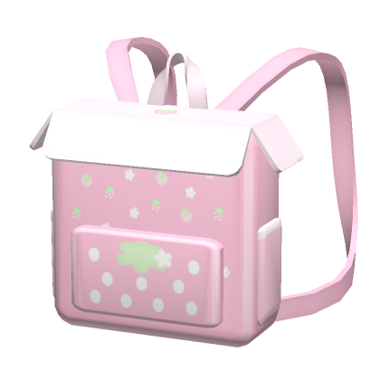 Kawaii Strawberry Mini Backpack