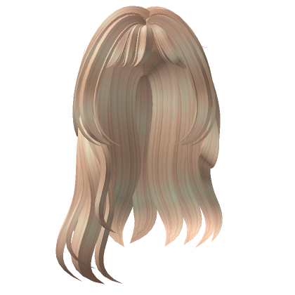 ♡ cute scruffy emo messy blonde hair - Roblox