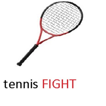 tennis fight