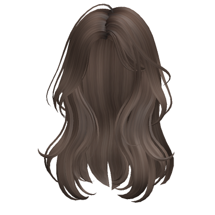 Long Layered Hair(Brown) - Roblox