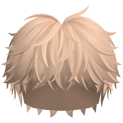 Fluffy Messy Cool Boy Hair (White)'s Code & Price - RblxTrade
