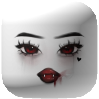 Krissy's Messy Vamp Cutie Face's Code & Price - RblxTrade