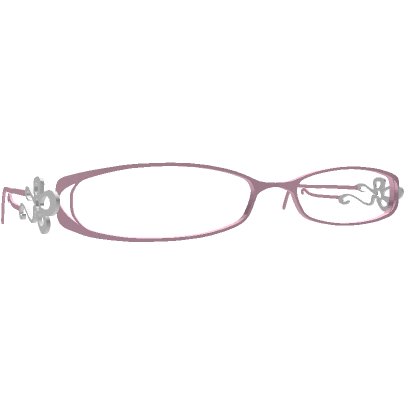 Pink Soft Girl Eyeglasses | Roblox Item - Rolimon's