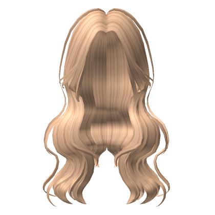 Blonde Y2K Long Wavy Layered Popular Girl Hair - Roblox