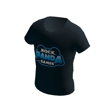 Tshirt RockPanda Blue  Roblox Item - Rolimon's