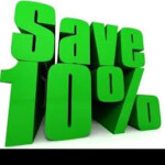 Save 10% off any item!