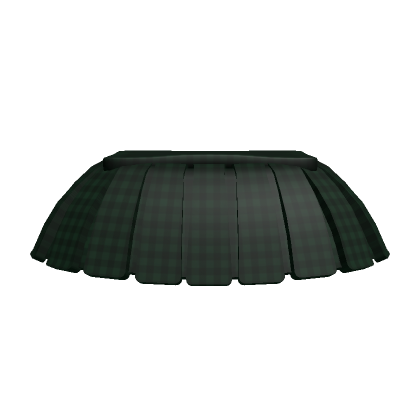 Roblox Item Mini Tennis Skirt Plaid - Dark Green