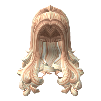 Long Wavy High Ponytail Hair (Blonde)'s Code & Price - RblxTrade