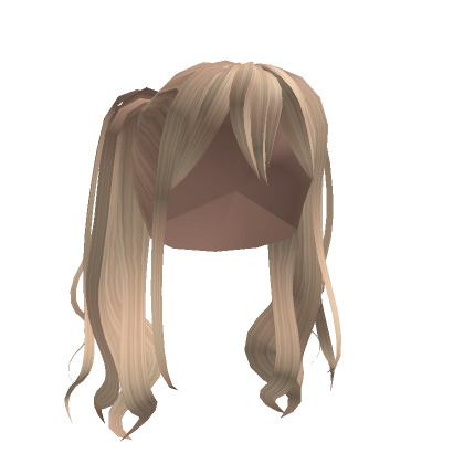 Wavy Blonde Hair - Roblox