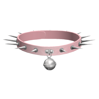 Pink store bell choker