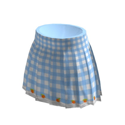 Blue plaid deals skirt roblox