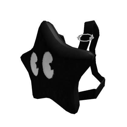 1.0 BLACK Y2K STAR BACKPACK Roblox Item Rolimon s