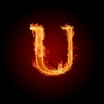 Letter U Fire