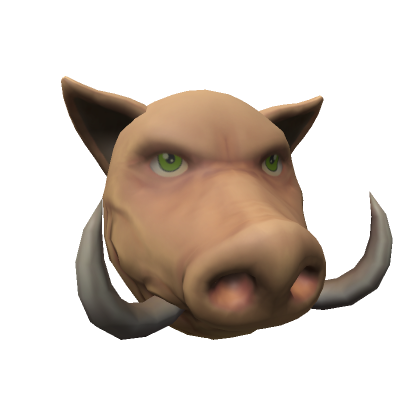 Roblox Item Feral Pig (brown)