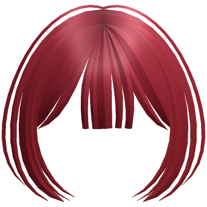 Cute Bangs (Red) | Roblox Item - Rolimon's