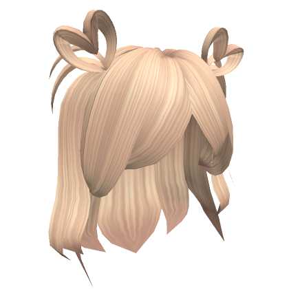 Blonde Flowy Pigtails - Roblox