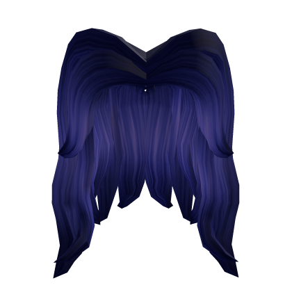 Blue Wavy Girl Hair - Roblox