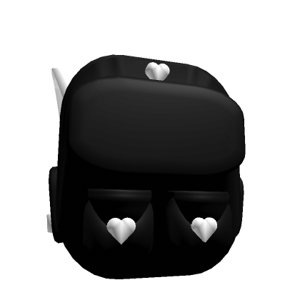 Black Hearts Backpack | Roblox Item - Rolimon's