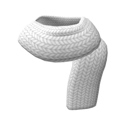 Roblox Item White Knit Scarf (3.0)