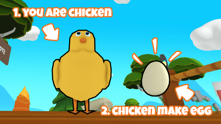Cuộc Sống Gà ???? - Roblox là trò chơi hấp dẫn cho những ai yêu thích thế giới động vật. Trong trò chơi này, bạn sẽ được sống trong vườn gà, nuôi những chú gà đáng yêu và tạo ra những sản phẩm từ những quả trứng của chúng. Xem hình ảnh liên quan để khám phá thế giới gà đầy màu sắc trên Roblox.