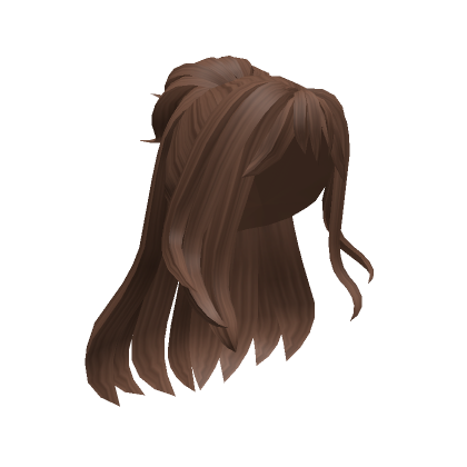 Aesthetic Long Brown Hair's Code & Price - RblxTrade