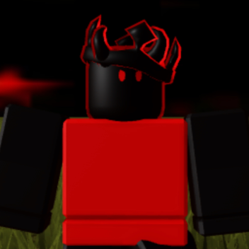 red and black knight guy in the red and black sky