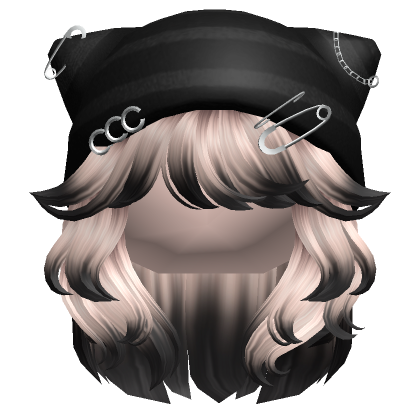 Anime Layered Y2K Messy Popular Girl Hair (Black)'s Code & Price - RblxTrade