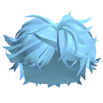 Blue Messy Hair  Roblox Item - Rolimon's