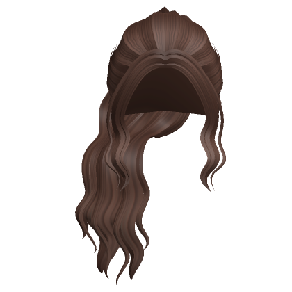 Wavy Layered Ponytail Hair(Brown Ombre)'s Code & Price - RblxTrade