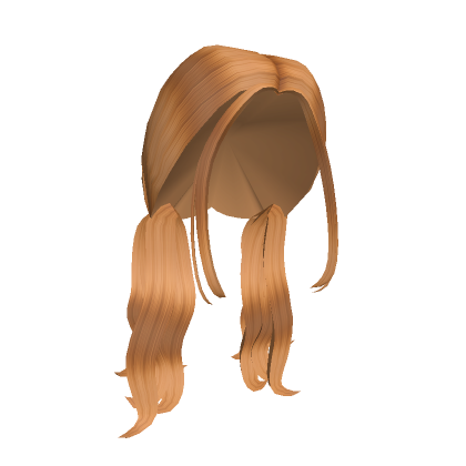 Blonde Aesthetic Wavy Pigtails's Code & Price - RblxTrade
