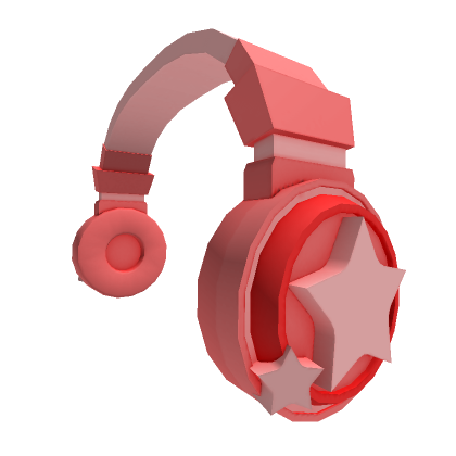Roblox Item Christmas Red Star Headset