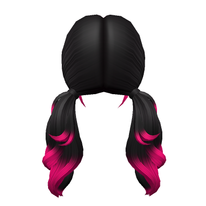 Roblox Item Black to Pink Hair