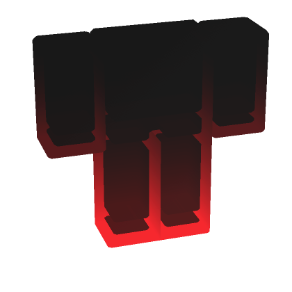 Man Shadowed Outline Avatar Aura Black and Red