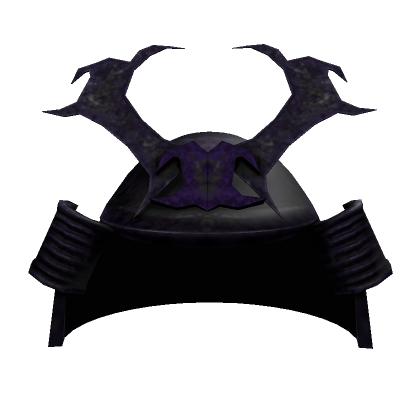 Roblox Item Darmagon Purple Black Samurai Helmet