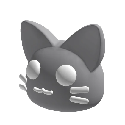 Animated Cat Head White  - Dynamic Head