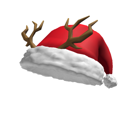 Santa hats top reindeer antlers