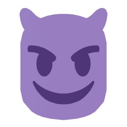 Smiling Imp Emoji | Roblox Item - Rolimon's