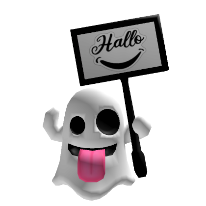 Roblox Item Hello Ghost Emoji