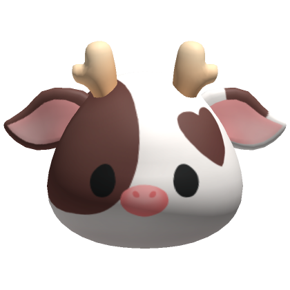 Cute Chocolate Cow Head | Roblox Item - Rolimon's