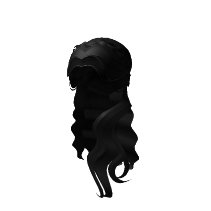 Braided Black Hair of Venus with Extension Roblox Item Rolimon s
