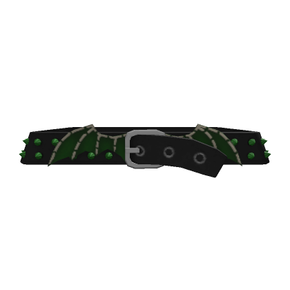 Roblox Item Spikey Bat Belt Green (3.0)